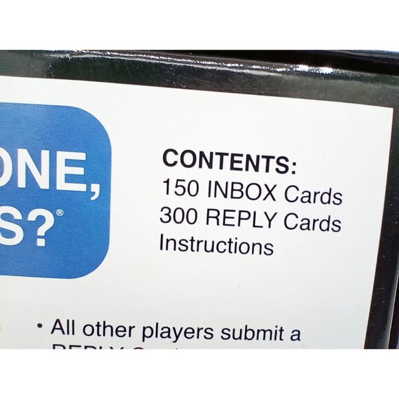 New Phone Who Dis? Adult Party Card Game Offline Text Messaging Ages 17 and Up - Picture 12 of 15